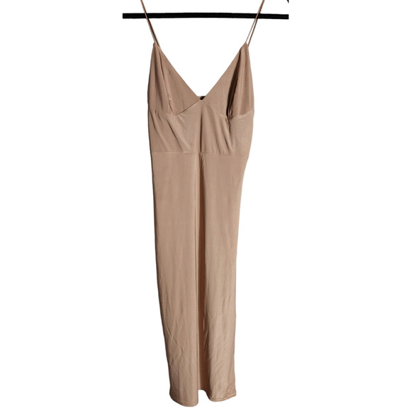 Womens Club L London Dress Size 10 Brown Smart/Evening Sheath Dress - Picture 1 of 7